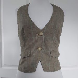 Plaid Vest
